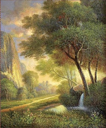 Yosemite Trail painting - Albert Bierstadt Yosemite Trail art painting Yosemite Trail painting - Albert Bierstadt Yosemite Trail art painting